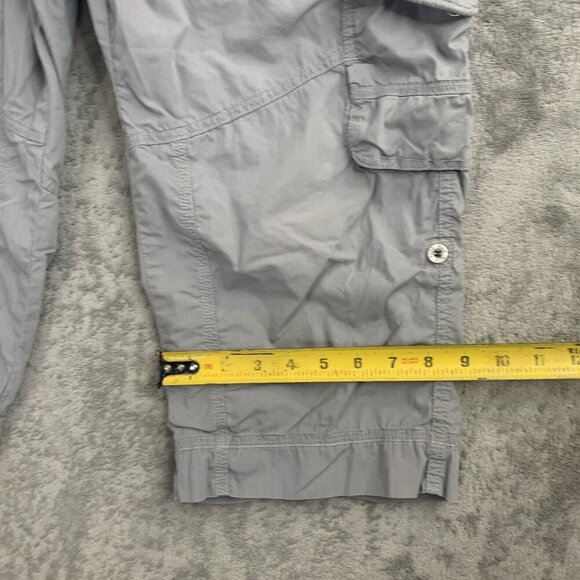 Kuhl ShortsWomens 8 Gray Kontra Capri Hiking Convertible Roll Up 6120 Gorpcore - Picture 4 of 12